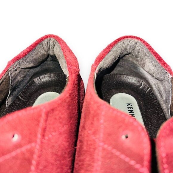 Kenneth Cole New York Kam Sneakers Wine Red Suede Men's 10M - Picture 11 of 11